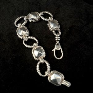 Lagos Authentic  Caviar “Silver Rocks Sterling”bracelet
